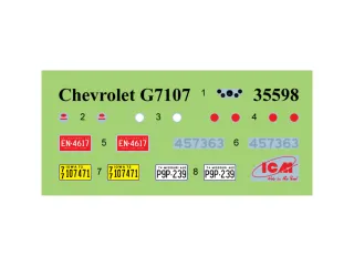 Maqueta ICM G7107 US Cargo Truck 1:35
