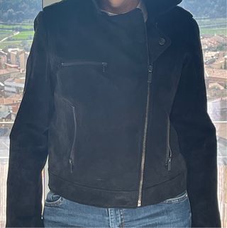 Cazadora Mango Negra