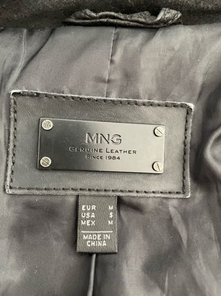 Cazadora Mango Negra