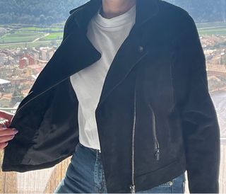 Cazadora Mango Negra