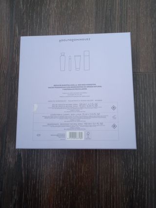 Estuche Adolfo Dominguez Rosas sin estrenar