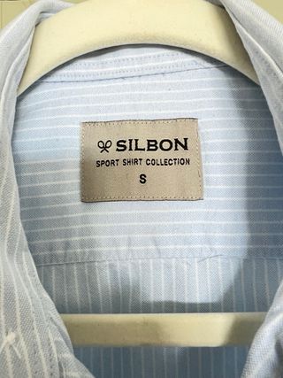 Camisa Silbon Rayas Azules Talla S