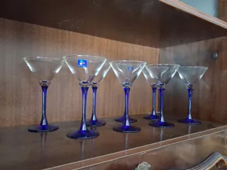 Juego 8 Copas Cóctel Luminarc Azul