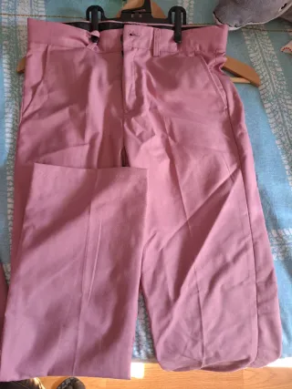 Traje Niño 4 Piezas Rosa Empolvado