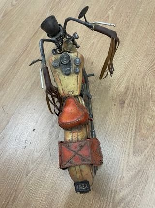 Motocicleta Vintage Decorativa