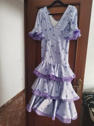 Vestido Flamenca Niña Talla 10/11 Años