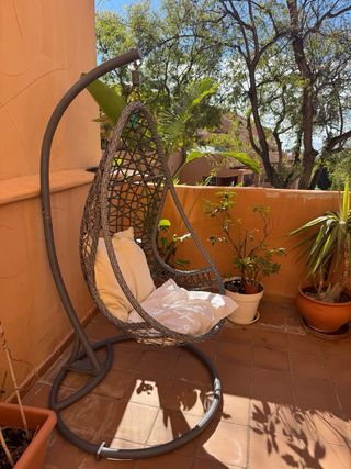 Sillón Huevo Colgante Terraza/Jardín