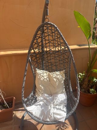 Sillón Huevo Colgante Terraza/Jardín
