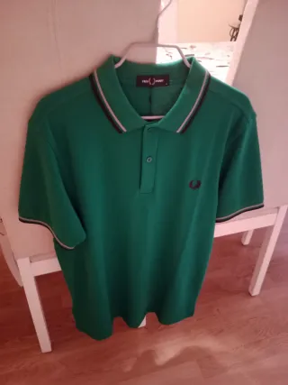 Camiseta Polo Fred Perry Talla M Verde