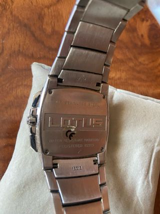 Reloj Lotus Caballero Plata y Blanco