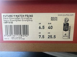 Botas de fútbol Puma Future 9 FG/AG