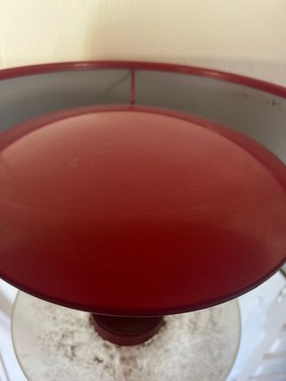 Lampada da terra vintage bordeaux