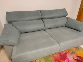 Sofá 3 plazas deslizante.