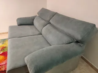 Sofá 3 plazas deslizante.