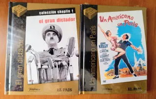 Lote 6 DVDs: El Gran Dictador y Un Americano en Pa