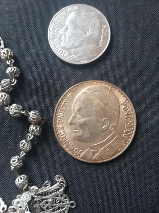 Lote artículos religiosos antiguos