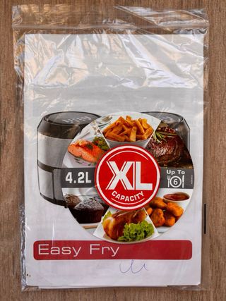 Freidora de aire Tefal 4.2L negra