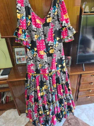 Vestido de flamenca estampado