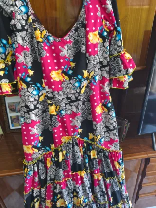 Vestido de flamenca estampado