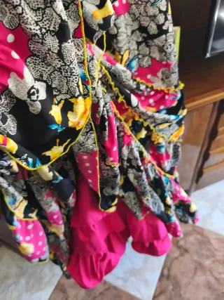 Vestido de flamenca estampado