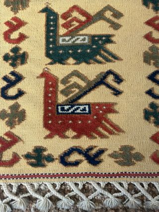 Tapiz Kilim tejido a mano