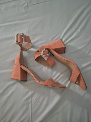 Only sandali scamosciati arancioni Tg 41