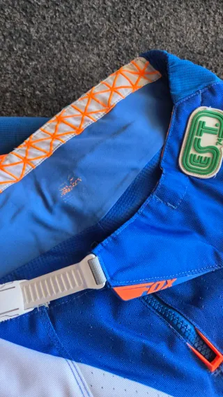 Equipación Motocross Fox 360 Azul/Naranja