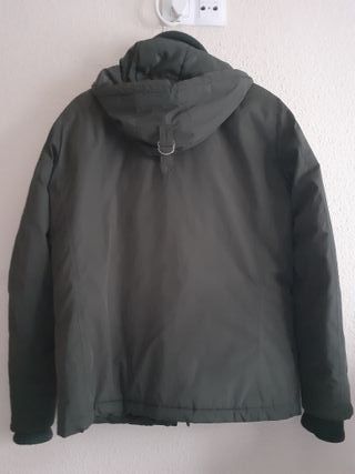 Parka Valecuatro con capucha verde talla L
