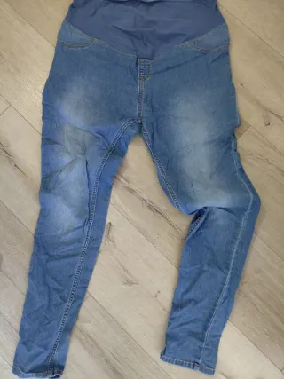 Jeans premaman blu
