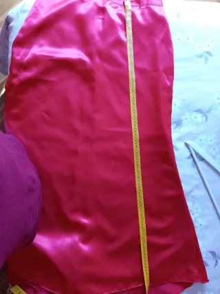 Vestido invitada dos piezas rojo