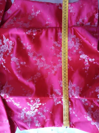 Vestido invitada dos piezas rojo