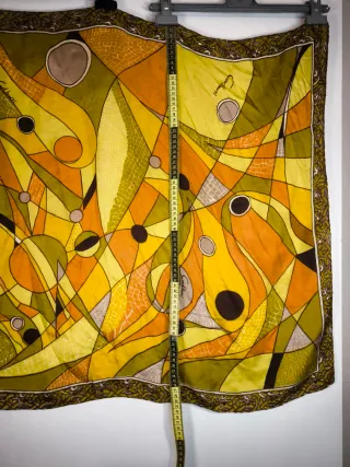 Fular Seda Vintage Colbarri 73x73cm