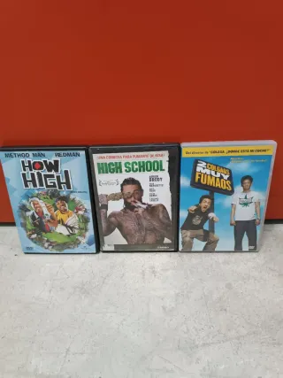 3 Películas DVD: How High, High School, Colgaos