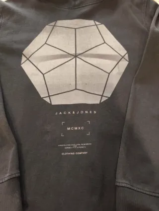 Felpa Jack & Jones Uomo XXL Grigia