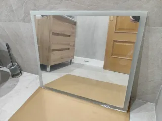 Espejo de baño con luz LED ambiente