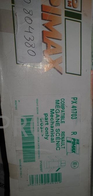 elevalunas renault megane scenic derecho nuevo