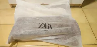 Botas altas piel Zara marrones