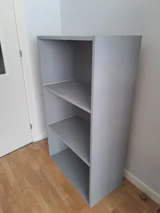 2 Estanterías Madera Gris