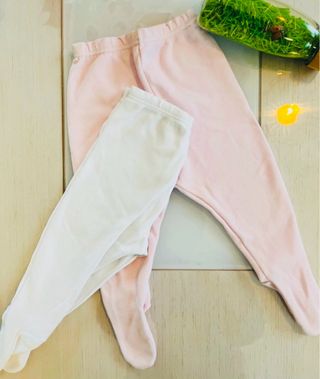 2 leggings bebé Calamaro-3 meses