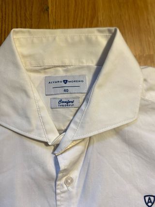 Camisa Alvaro Moreno Blanca Talla 40