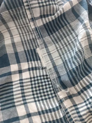 Camisa Abercrombie & Fitch, mod Plaid Button-Up S