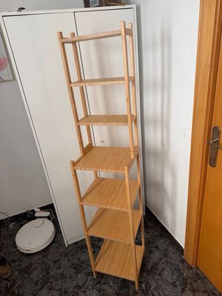 Estantería de bambú Ikea