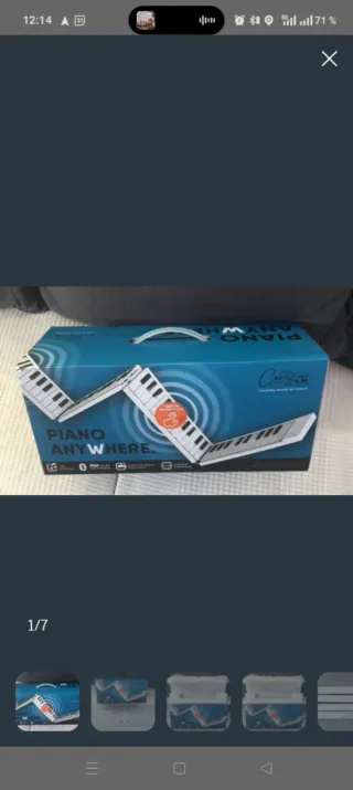 Piano Teclado Carry On folding piano 88 Touch