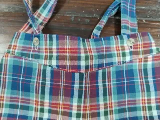 Salopette Fruit de ma passion a quadri