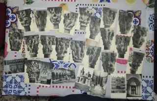 LOTE DE 105 POSTALES ANTIGUAS DE CATALUÑA