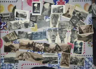 LOTE DE 105 POSTALES ANTIGUAS DE CATALUÑA