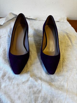 Scarpe Décolleté suede viola Daniele Ancarani 37