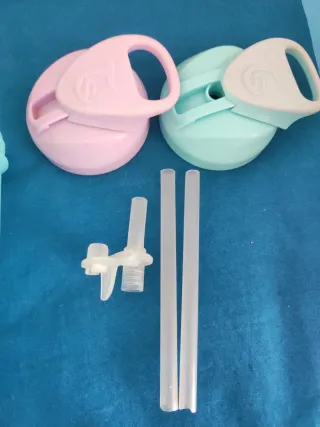 2 Vasos Twistshake Rosado y Celeste