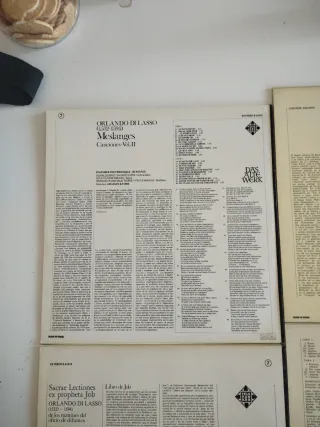 LPs Música Clásica Telefunken Das Alte Werk.