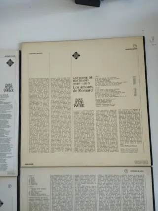 LPs Música Clásica Telefunken Das Alte Werk.